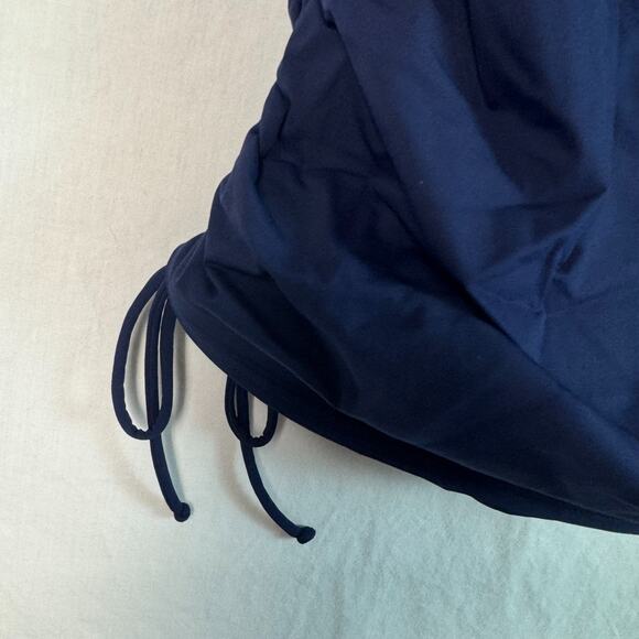 Lands End Tankini Swimsuit 16L/16 Navy Blue - Picture 7 of 8